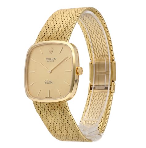 rolex cellini vintage 18k yellow gold watch 4114|vintage rolex cellini for sale.